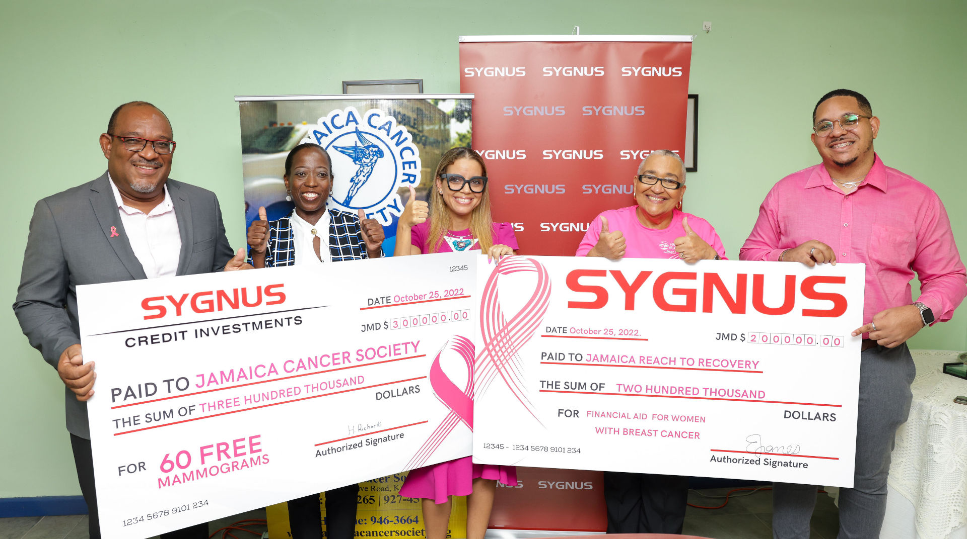 Sygnus donates $500,000 towards breast cancer fight - Sygnus Group